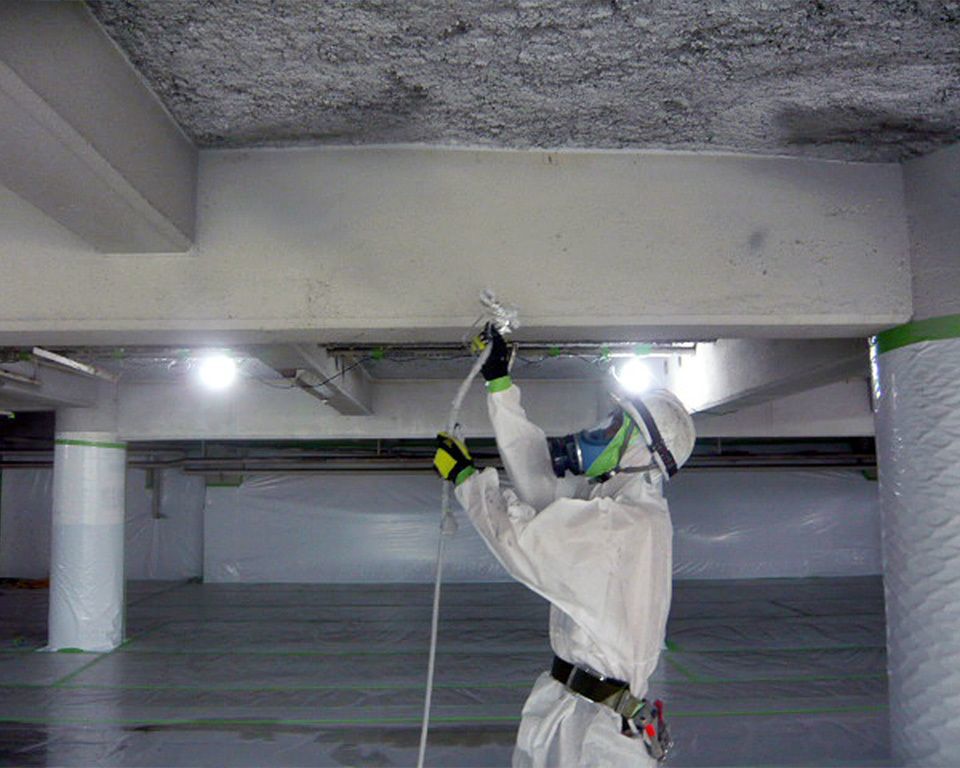 画像：天井ボード貼り